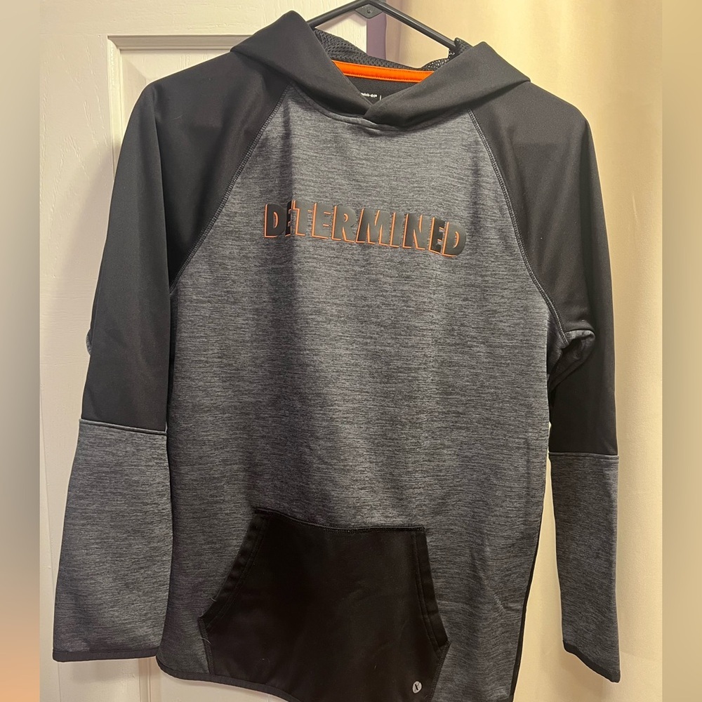 Kids Gray and Black Hoodie